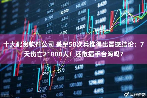 十大配资软件公司 美军50次兵推得出震撼结论：7天伤亡21000人！还敢插手台海吗？