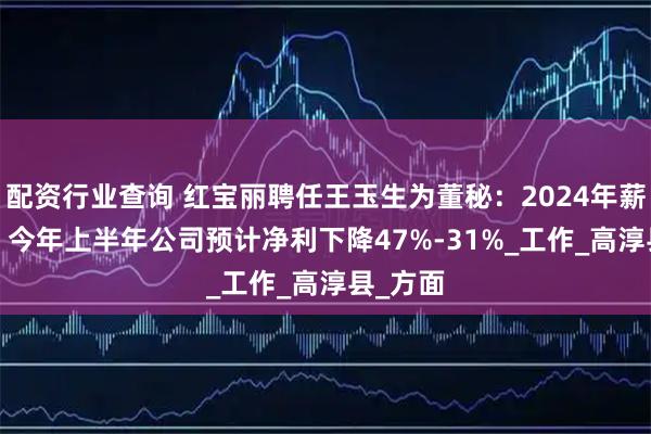 配资行业查询 红宝丽聘任王玉生为董秘：2024年薪酬77万 今年上半年公司预计净利下降47%-31%_工作_高淳县_方面